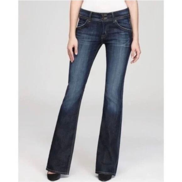 Hudson 26 Bootcut Jeans Flap Pocket W170DHA Blue Made in USA - Picture 1 of 9